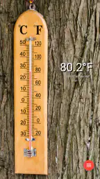 Værtermometer screenshot