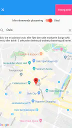 Værtermometer screenshot
