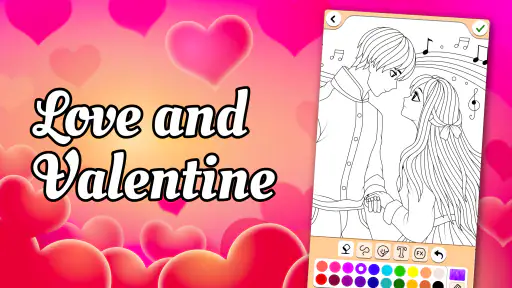 Valentinsdag kjærlighet spill screenshot