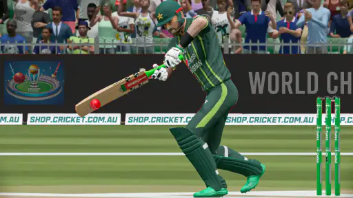 Verdensmestre cricket spil screenshot