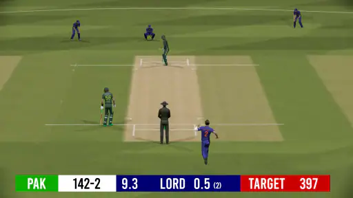 Verdensmestre cricket spil screenshot