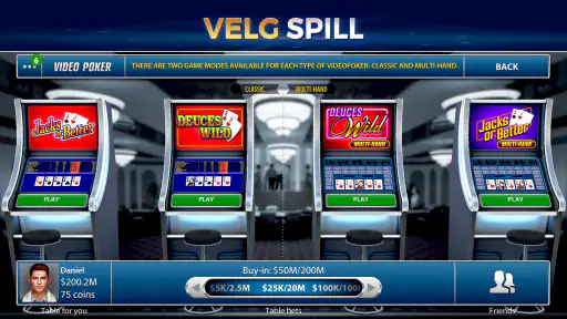 Videopoker fra Pokerist screenshot