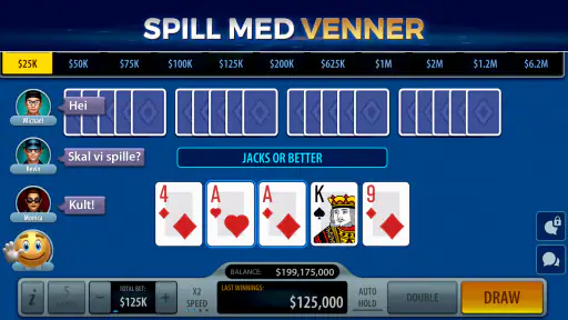 Videopoker fra Pokerist screenshot