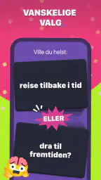 Ville du helst? Spørsmål quiz screenshot
