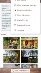 Vindskyddskartan (Shelter Map) screenshot