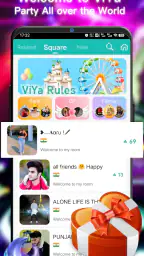 ViYa - Group Voice Chat Rooms screenshot