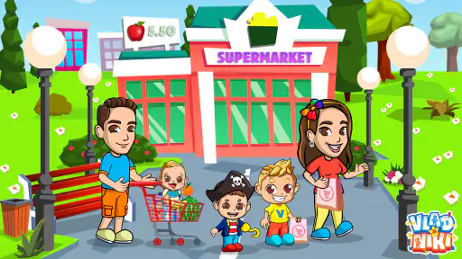 Vlad & Niki Supermarked spill screenshot