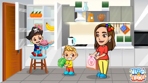 Vlad & Niki Supermarked spill screenshot