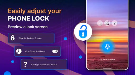 Voice Screen Lock screenshot