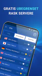 VPN - ubegrenset, sikkert screenshot