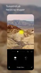 VSCO: Bilde- og video-editor screenshot