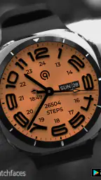 W6 Field Watch Face Wear OS 5+ screenshot