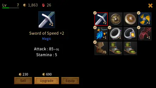 Warrior In Dungeon screenshot