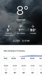 Weather forecast - Meteosource screenshot