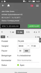 Webtemp screenshot