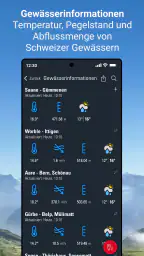 Wetter Alarm Schweiz - Meteo screenshot