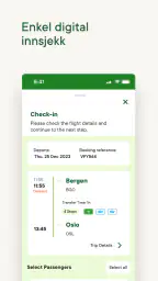 Widerøe screenshot