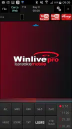 Winlive Pro Karaoke Mobile 2.0 screenshot