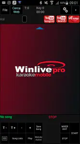 Winlive Pro Karaoke Mobile 2.0 screenshot