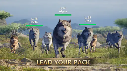 Wolf Game: Wild Animal Wars screenshot