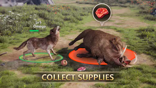 Wolf Game: Wild Animal Wars screenshot