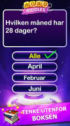 Word Riddles - ordspill uten n screenshot