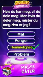 Word Riddles - ordspill uten n screenshot