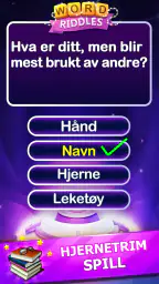 Word Riddles - ordspill uten n screenshot