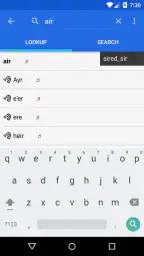 WordWeb Audio Dictionary screenshot