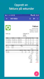 Work Log: Tidssjema & Faktura screenshot