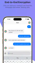 XChat–Privat meldingstjeneste screenshot