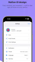 XChat–Privat meldingstjeneste screenshot