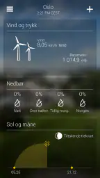 Yahoo Været screenshot