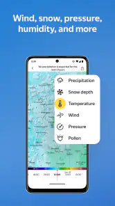 Yandex Weather & Rain Radar screenshot