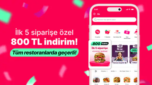 Yemeksepeti - Yemek & Market screenshot