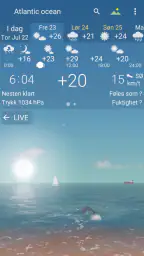 YoWindow Vær - Ubegrenset screenshot