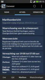 Zeeweer - Maritieme app screenshot