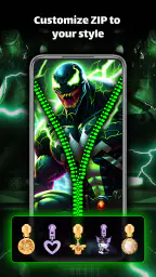 Zipper Lock Screen - ZipLock screenshot