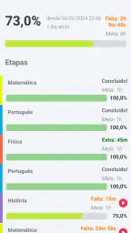 Aprovado - Controle de Estudos screenshot