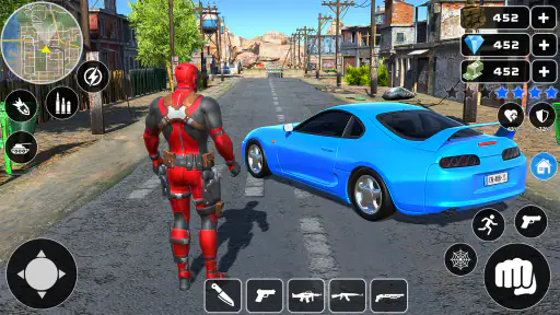 Aranha Corda Miami Herói Homem screenshot