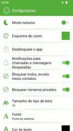 Bloquear chamadas e textos screenshot