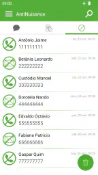 Bloquear chamadas e textos screenshot