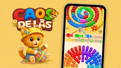 Caos de Lãs - Wool Sort Games screenshot