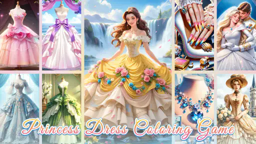 Colorir princesa screenshot