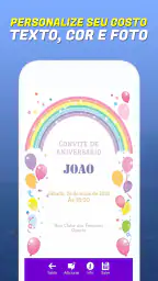 Criador de cartões de convite screenshot