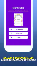 Criador de cartões de convite screenshot