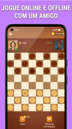 Damas - jogue online e offline screenshot