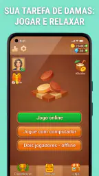 Damas - jogue online e offline screenshot