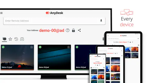 Desktop remoto AnyDesk screenshot