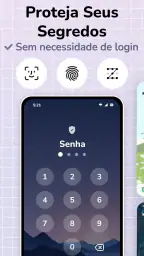 Diário Privado com Senha screenshot